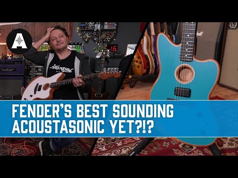 The NEW Fender Acoustasonic Jazzmaster - Their Best Sounding Acoustasonic Yet?