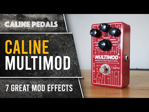 Caline Multimod. 7 really useable modulation and pitch effects in one affordable stompbox.