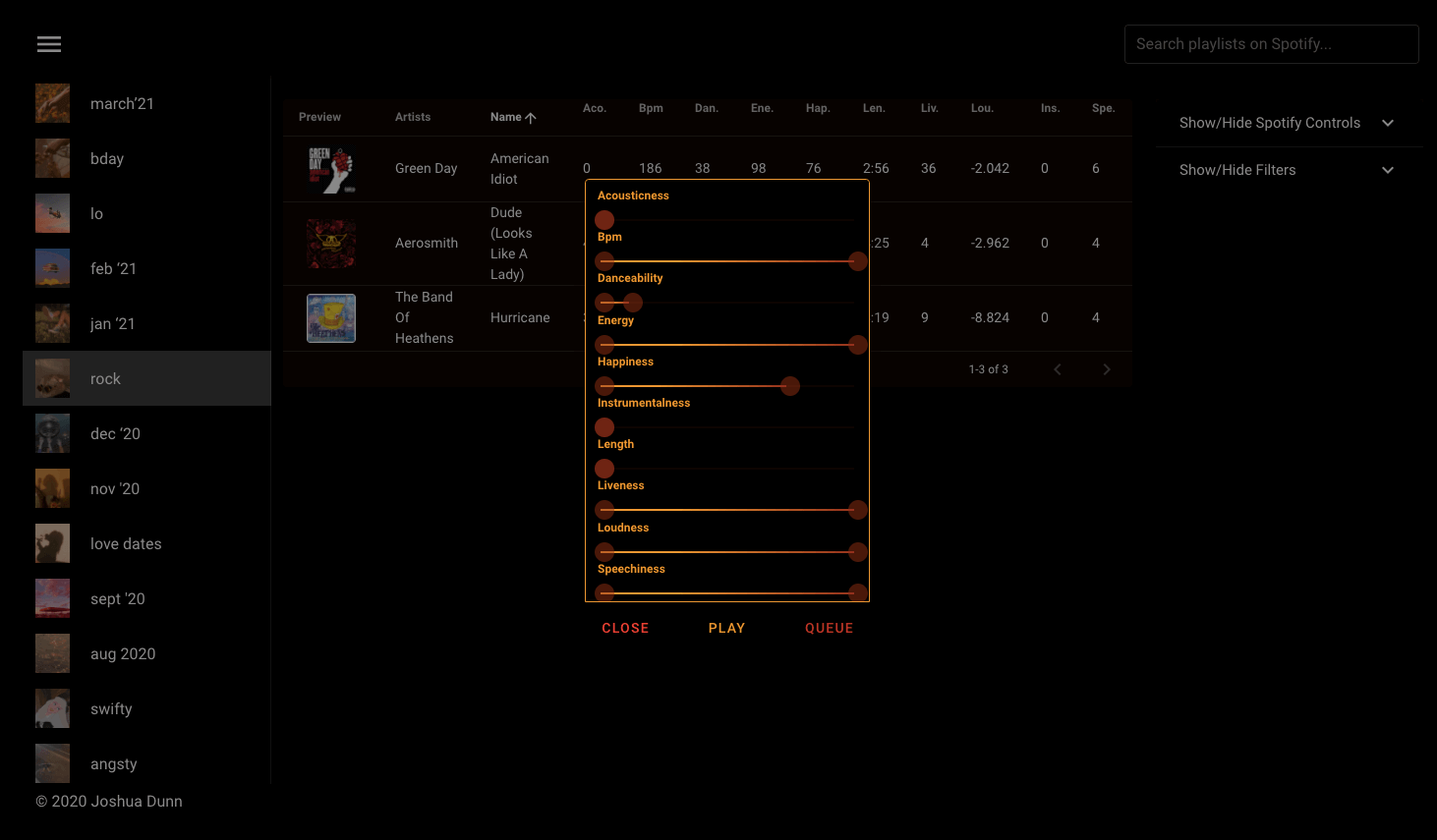 spotify music analyzer