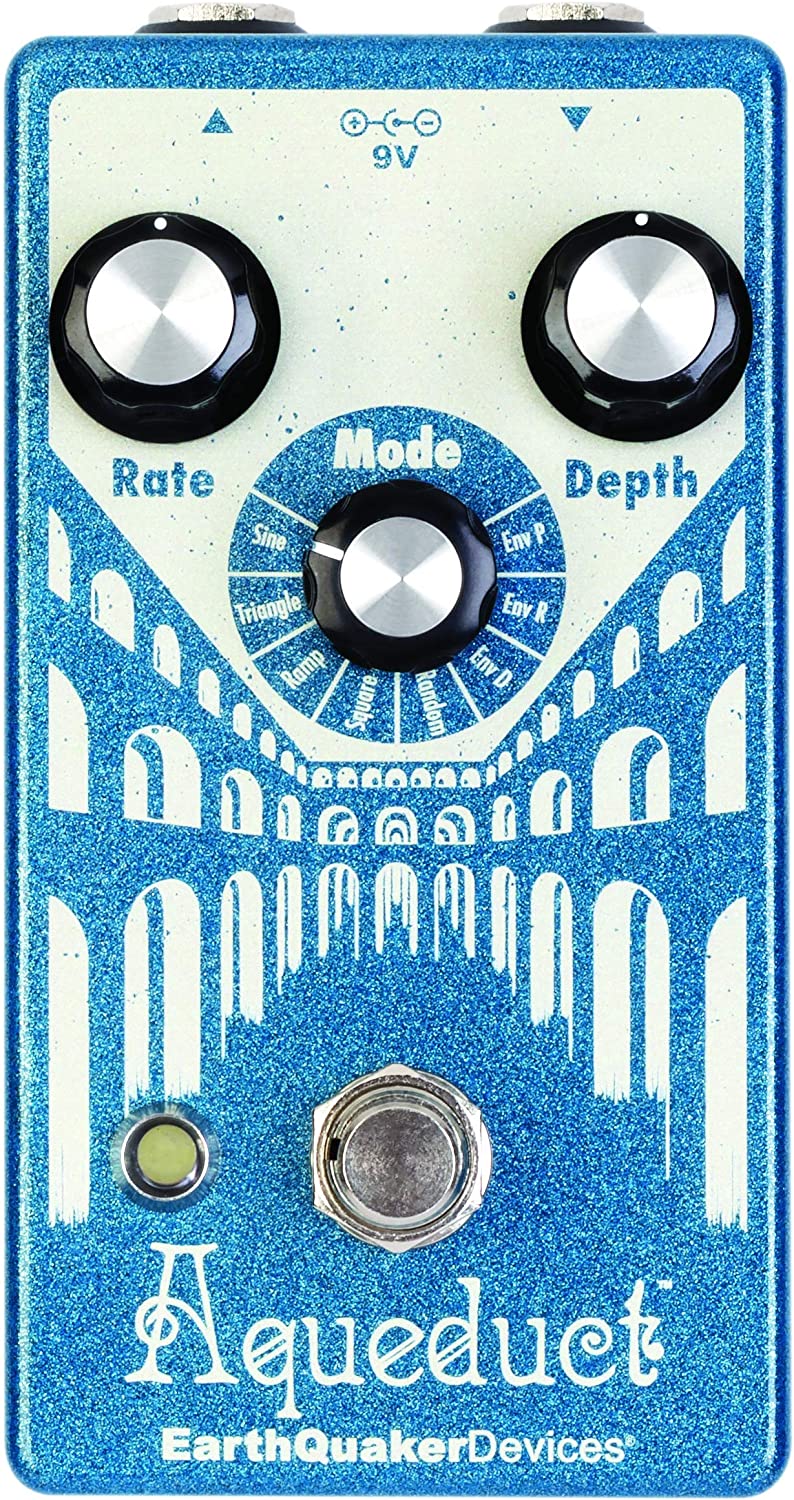 EarthQuaker Devices Aqueduct Vibrato Pedal on a white background