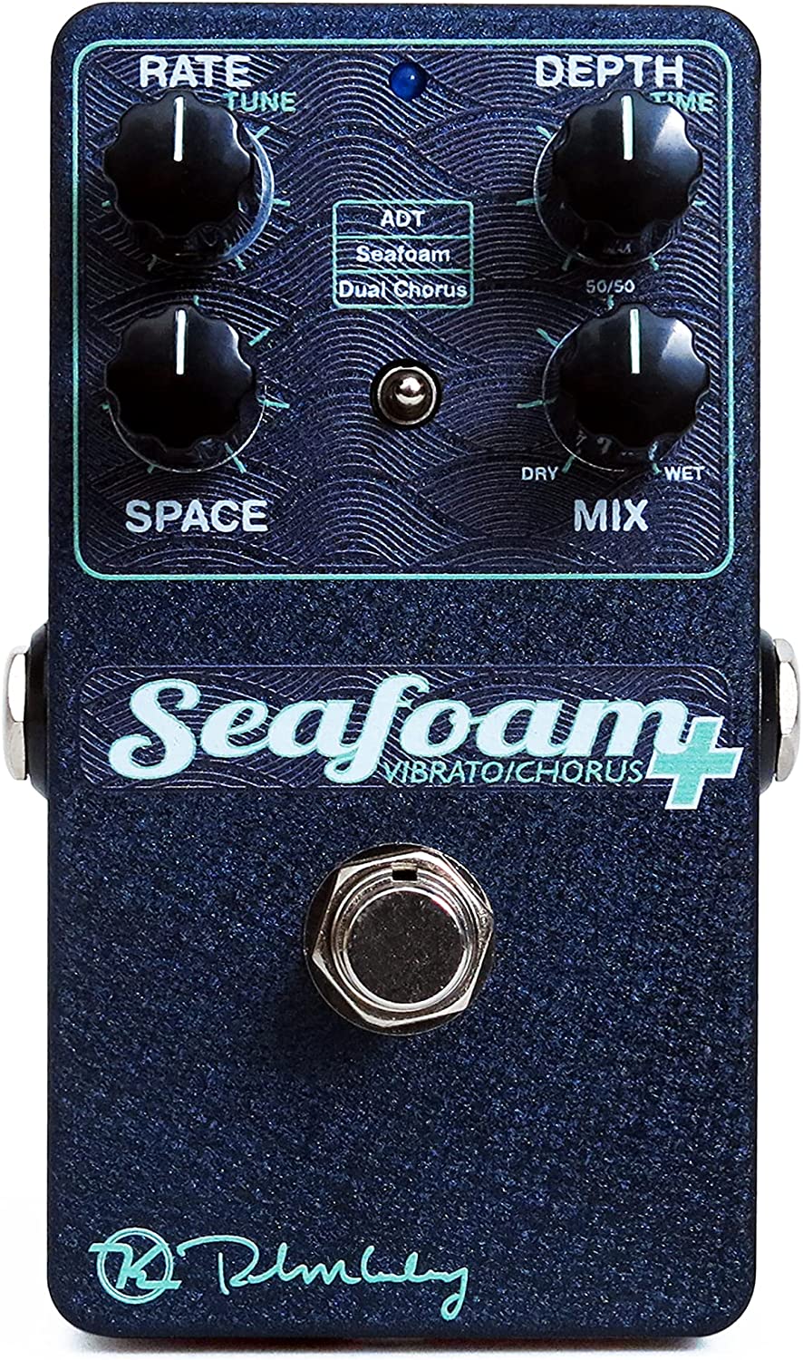 Keeley Seafoam Plus Vibrato Chorus Pedal on a white background