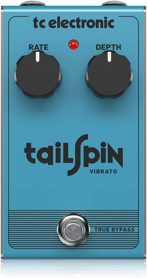 TC Electronic TAILSPIN Vibrato Pedal on a white background