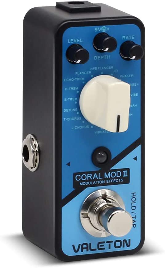 Valeton Coral Mod II Digital Modulation Pedal on a white background