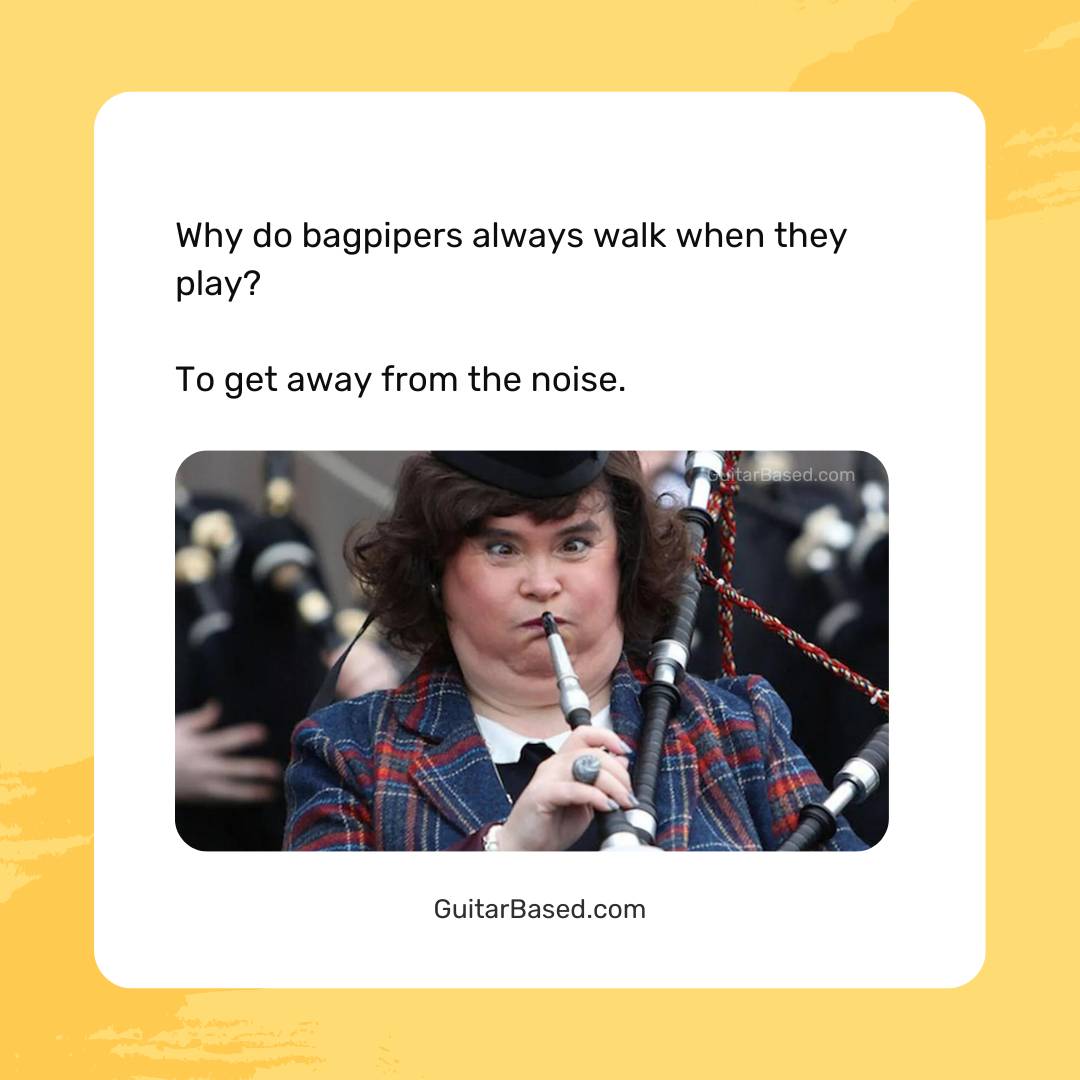 120+ Bagpipe Memes, Jokes & Puns That'll Have Pipers Laughing Out Loud